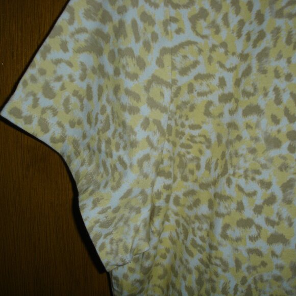 NWT WOMEN'S GLORIA VANDERBILT PULLOVER COTTON BLOUSE/TOP-SIZE L-YELLOW/BROWN - Picture 10 of 16